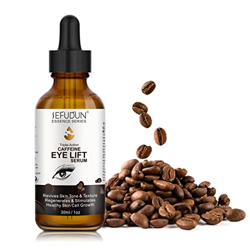 Revive Naturals Caffeine Eye Serum - Reduces Dark Circles & Puffiness, Paraben-Free - 30ml