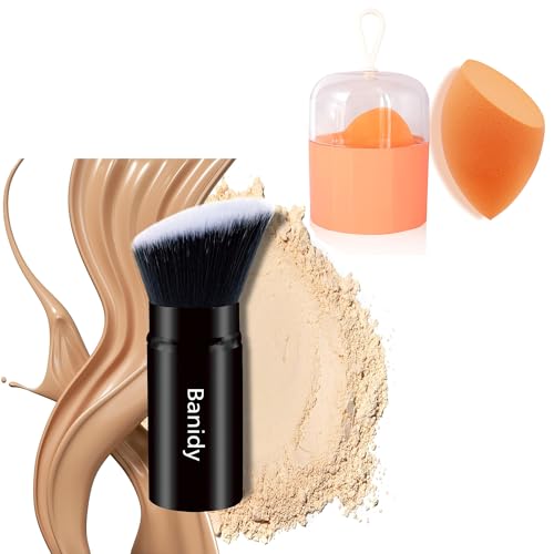 Banidy Makeup Brush Set - Professional Application, Cruelty-Free & Vegan, Travel-Friendly - 5 Pieces