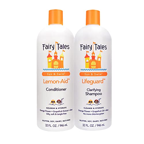 Fairy Tales Kids Shampoo & Body Wash - Chlorine Removal, Natural Ingredients, 32oz