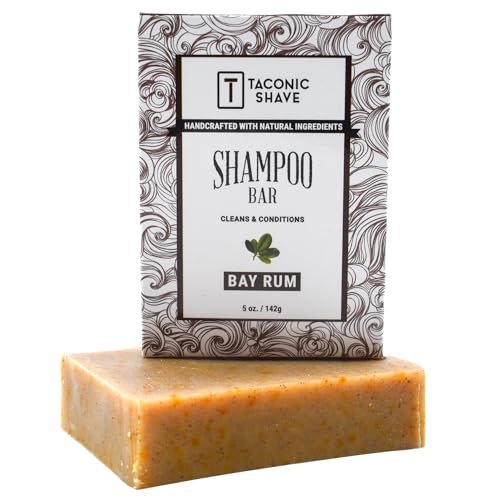 Taconic Shave Shampoo Bar - Nourishing All Natural Ingredients, Handmade in the USA - 5oz