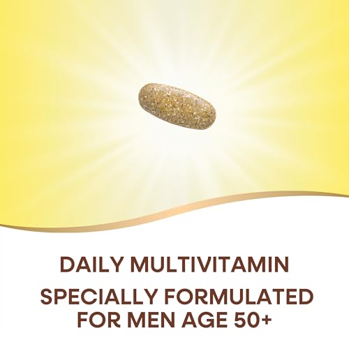 Nature's Way Alive! Men's 50+ Multivitamin - Supports Brain, Heart & Eye Health - 150 Tablets