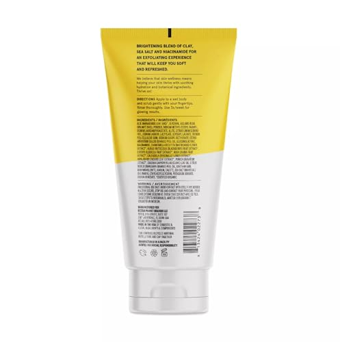 ACURE Body Scrub - Brightening Skin Renewal with Sea Salt & Niacinamide - 6 Fl Oz