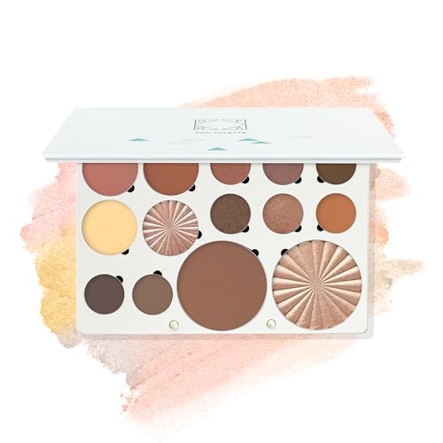 OFRA Pro Makeup Palette - Flawless Radiance, Vegan & Cruelty-Free - 8 Eyeshadows, 4 Blushes