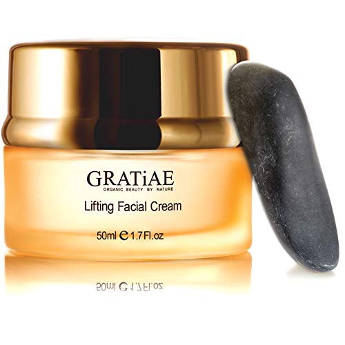 Gratiae Organics Lifting Moisture Cream - Nourishes, Retones, Volcanic Stone Infusion - 1.7oz