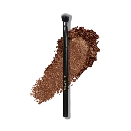 LAURA GELLER NEW YORK All-Over Eye Shadow Brush - Vegan Bristles, Precision Blending - Black