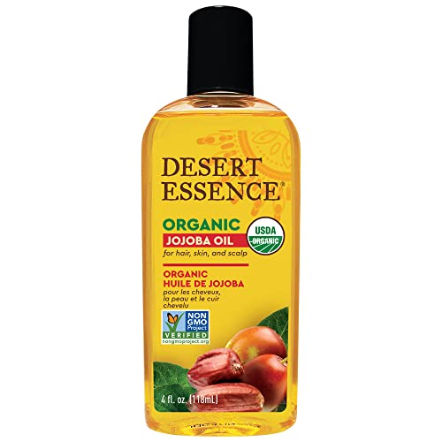 Desert Essence Jojoba Oil Moisturizer - Cleanses Pores, Hydrates Skin - 4 Fl Oz