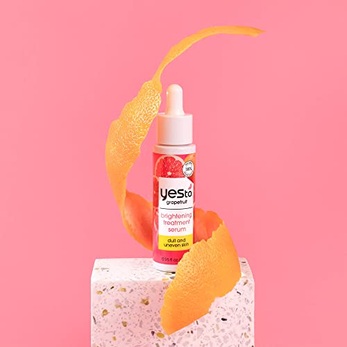 Yes To Grapefruit Face Serum - Brightens, Exfoliates with Vitamin C & PHAs - 0.95 Fl Oz