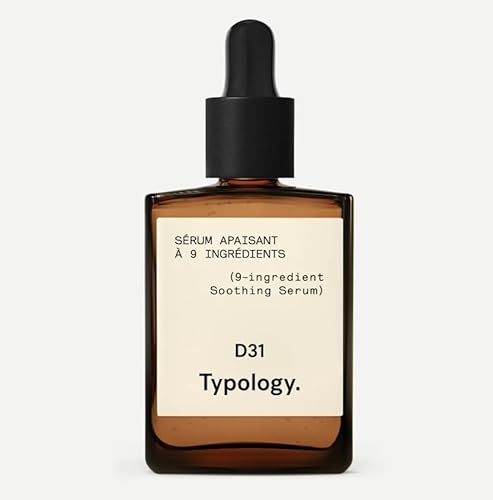 Typology Face Serum - Moisturizes & Soothes Skin, Reduces Redness - 0.5 FL. OZ + Gift Masque