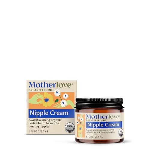 Motherlove Nipple Cream - Heals Sore Skin, Safe for Nursing & Pumping Moms - 1 oz