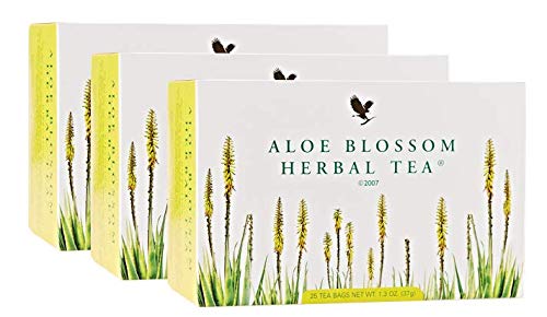 Forever Living Aloe Blossom Herbal Tea - Relaxation Blend, Vegan & Gluten-Free - 1.3 Oz