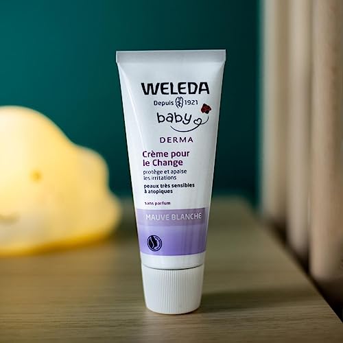 Weleda Baby Diaper Cream - Fragrance-Free Protection with White Mallow & Coconut Oils - 1.7oz