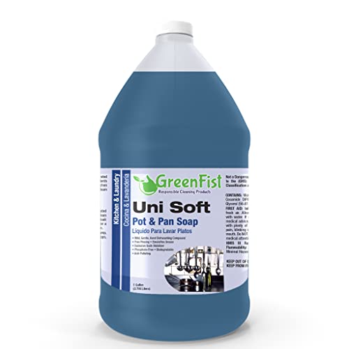 GreenFist Dish Soap - Ultra Concentrated, Biodegradable, Gentle on Hands - 1 Gallon