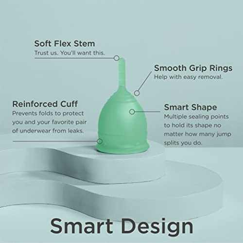 Saalt Menstrual Cup - Comfort & Reliability, Medical-Grade Silicone - 12-Hour Wear