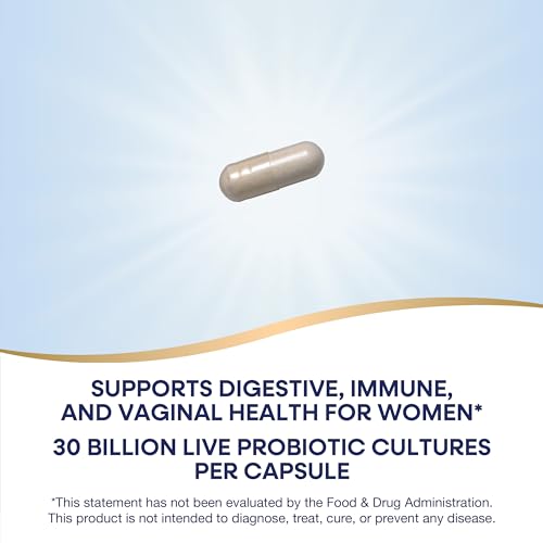 Nature's Way Fortify Daily Probiotic for Women - Digestive & Immune Support, Non-GMO - 30 Capsules