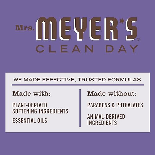 Mrs. Meyer's Clean Day Dryer Sheets - Reduces Static, Infused with Essential Oils, 80 Count