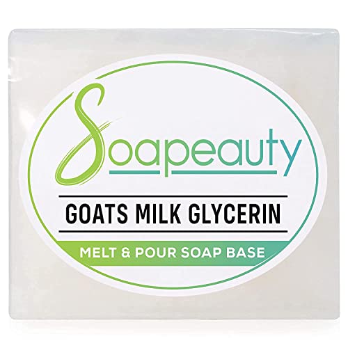 Melt and Pour Goat Milk Soap Base - Moisturizing, Natural Ingredients for Sensitive Skin - 2 lbs