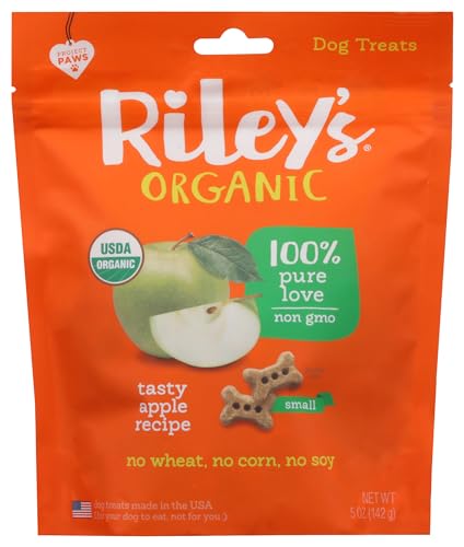 Riley's Organics Dog Treat - USDA Organic, All-Natural Apple Flavor, 5.7 Calories - 5oz