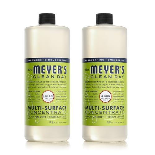 Mrs. Meyer's Multi-Surface Cleaner Concentrate - Tough on Dirt, Biodegradable, Honeysuckle - 32oz x2