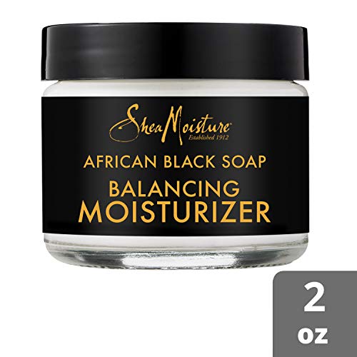 SheaMoisture Balancing Moisturizer - Hydrates Dry Skin with Shea Butter & Black Soap - 2 oz