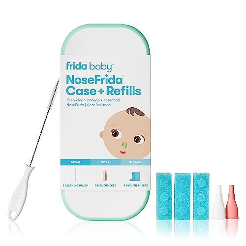 Frida Baby NoseFrida Travel Case - Essential Cleaning Kit with Filters & Brush - Includes 1 Case