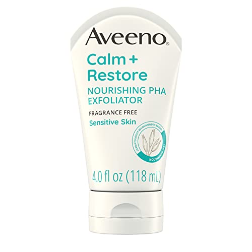 Aveeno Calm + Restore PHA Facial Exfoliator - Gentle Hydration for Sensitive Skin - 4 fl. oz