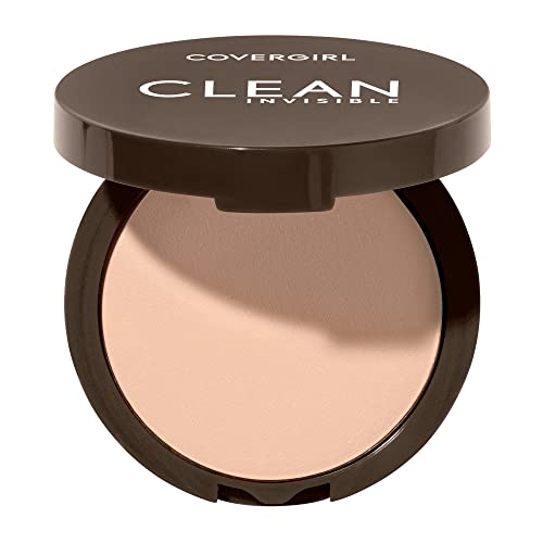 Covergirl Invisible Pressed Powder - Lightweight, Vegan, Talc-Free, Creamy Natural 120 - 0.38oz