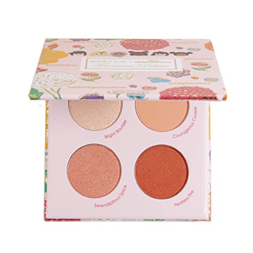 Winky Lux Charmsters Eyeshadow Palette - Bold Color Payoff, Vegan & Cruelty-Free - 10 Shades