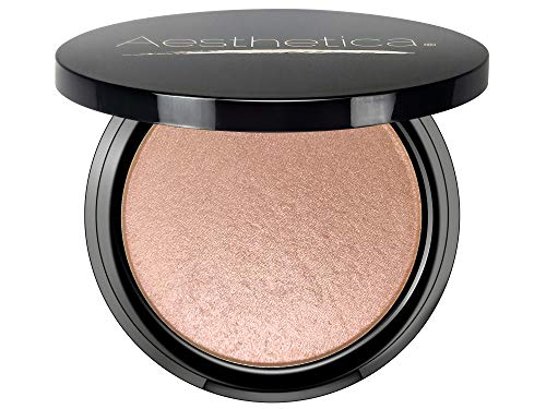 Aesthetica Starlite Highlighter - Long-Lasting Metallic Shimmer, Vegan Formula - Cosmos