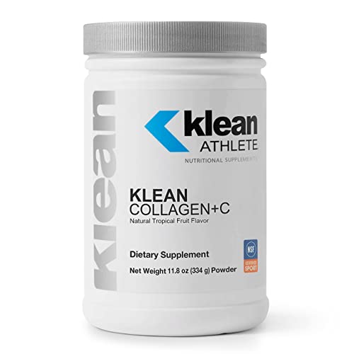 Klean ATHLETE Collagen+C - Supports Musculoskeletal Health & Joint Tissue - 11.8oz Tropical Flavor