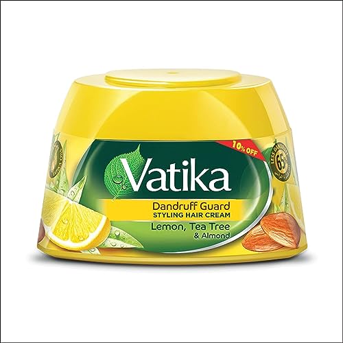 Vatika Naturals Hair Cream - Nourishes & Strengthens with Henna, Almond & Aloe Vera - 140ml