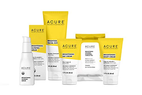 ACURE Brightening Face Mask - Boost Radiance with Vitamin C & Ferulic Acid, Vegan - 1 Oz