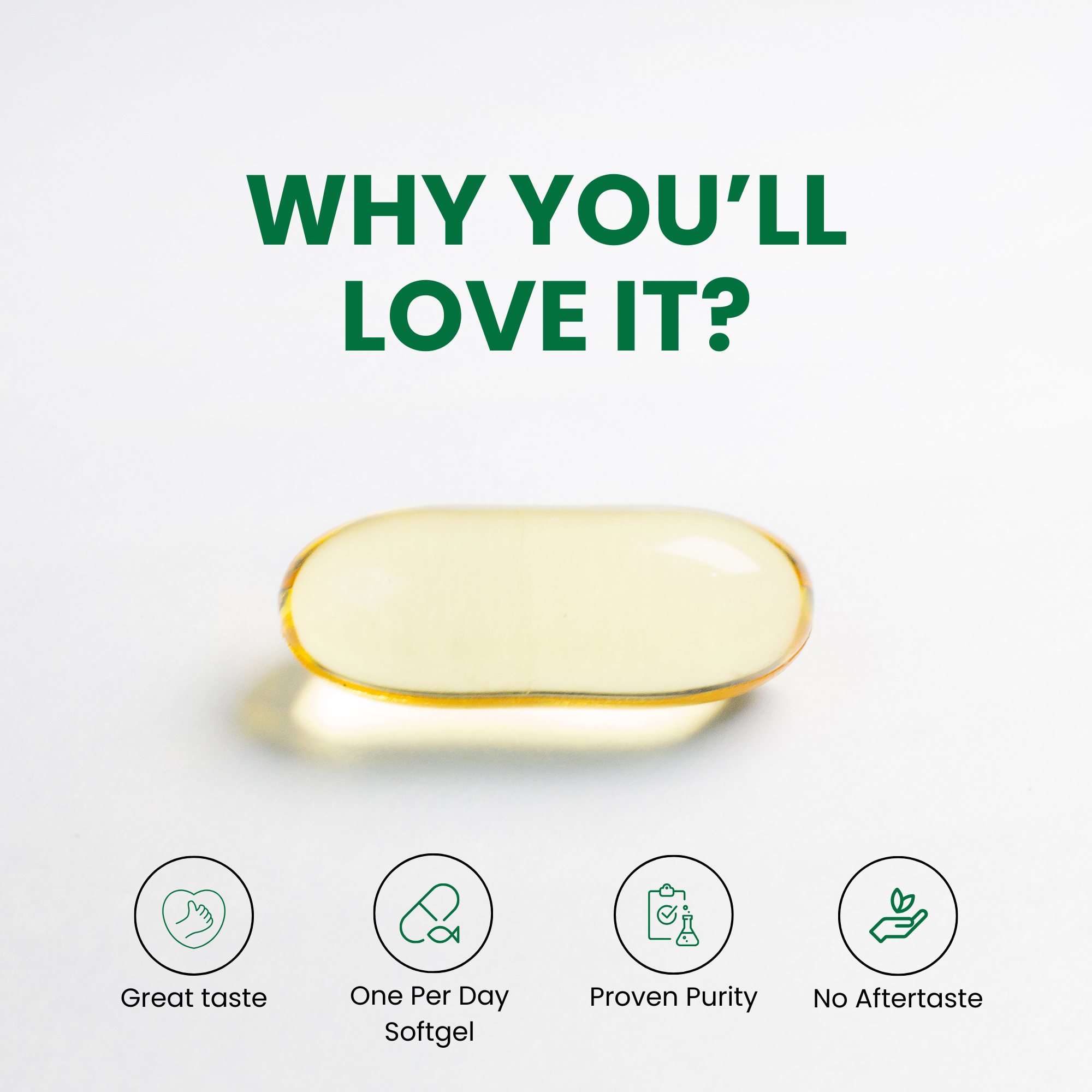 Fish Oil Softgels | Halal Gelatin, Omega-3