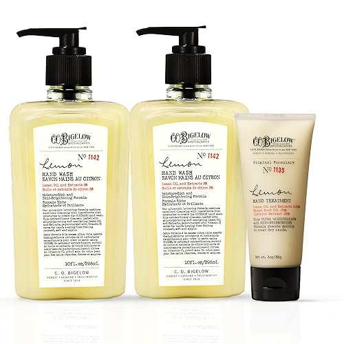 C.O. Bigelow Hand Soap Set - Nourishing with Vitamin C & Hydrating Aloe, 2x10oz & 3oz Treatment