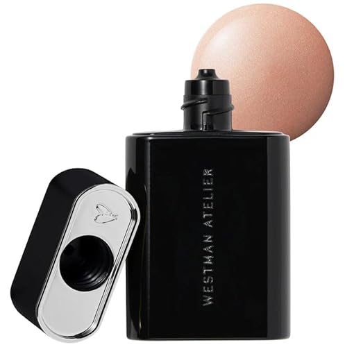 Westman Atelier Liquid Highlighter - Sheer Glow, Skin-Friendly Ingredients, Peach Tint - 1.1 oz