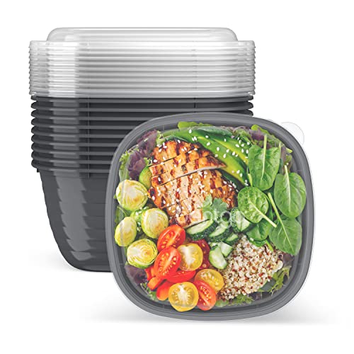 Bentgo Prep Food Storage Container - Portion-Controlled, BPA-Free, Durable - 10 Bowls & Lids