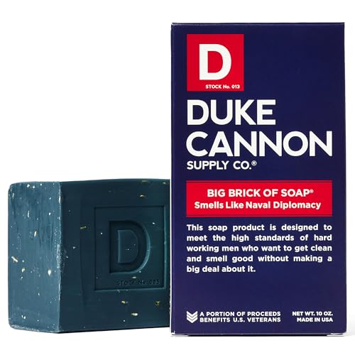 Duke Cannon Men's Bar Soap - Refreshing Ocean Scent, Cruelty-Free, 10 oz Big Brick