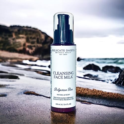 Delicate Daisys Face Cleanser - Hydrating Bulgarian Rose, Vegan & Cruelty-Free - 3.4 fl oz