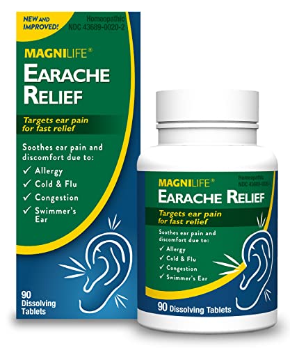 MagniLife Allergy Medicine - Fast-Acting Relief for Ear Pain, Natural Ingredients - 90 Tablets