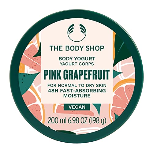 The Body Shop Pink Grapefruit Body Yogurt - 48-Hour Hydration, Vegan & Radiant Skin - 6.91 oz