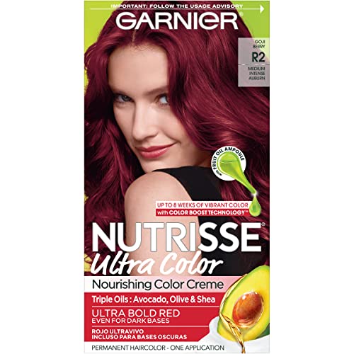 Garnier Hair Color Nutrisse Ultra Color - Nourishing Auburn, Colorboost Technology - 1 Count