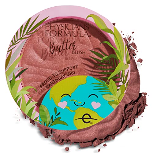 Physicians Formula Blush - Nourishing, Hypoallergenic, Creamy Texture, Saucy Mauve - 0.26oz