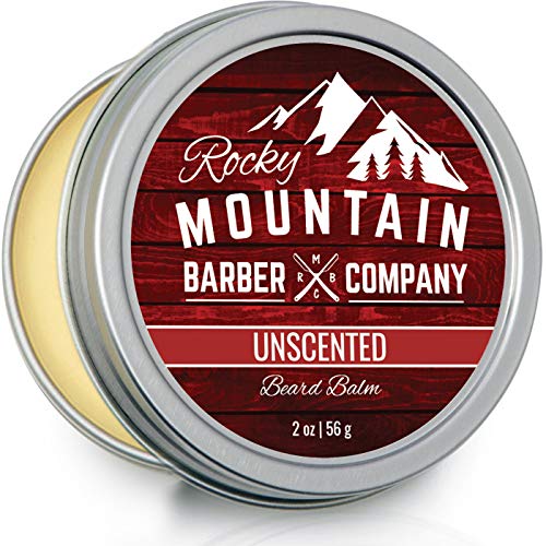 Rocky Mountain Barber Company Beard Balm - All-Natural Ingredients, Ultimate Control - 2oz