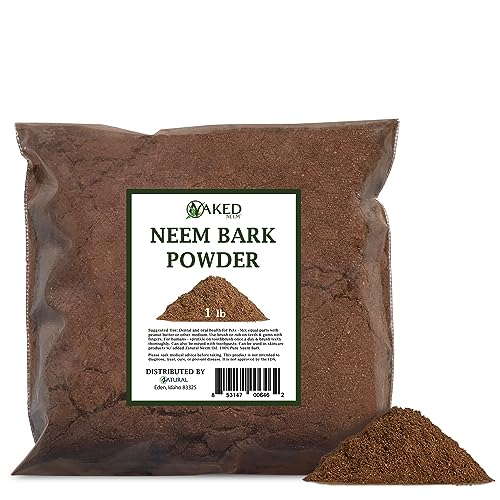 Neem Herbal Supplement - Supports Dental Health & Digestion, Pure Neem Bark Powder - 16oz