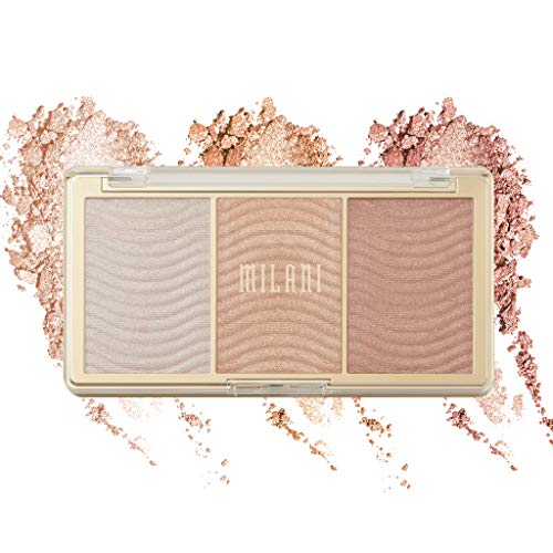 Milani Stellar Lights Highlighter Palette - Vegan, Cruelty-Free Trio for Radiant Glow - 0.42oz