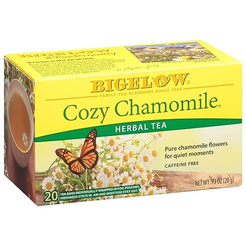 Bigelow Cozy Chamomile Herbal Tea - Caffeine Free, Gluten-Free, 120 Total Tea Bags