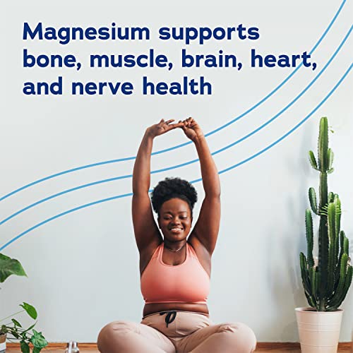 Natural Vitality Calm Magnesium Capsules - Supports Bone, Muscle & Heart Health - 180ct