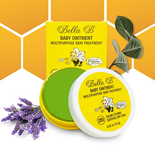 BELLA B Baby Ointment - Relieves Skin Irritation & Itching, Natural Ingredients - 0.5oz