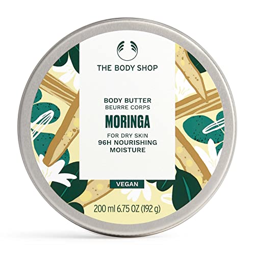 The Body Shop Moringa Body Butter - Nourishing Moisture, Vegan Ingredients - 6.75 oz