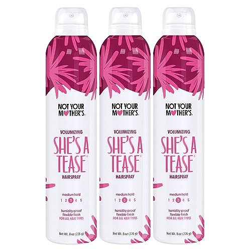 Not Your Mother's Hairspray - Floral Zest Scent, Medium Hold for Lasting Volume - 8oz