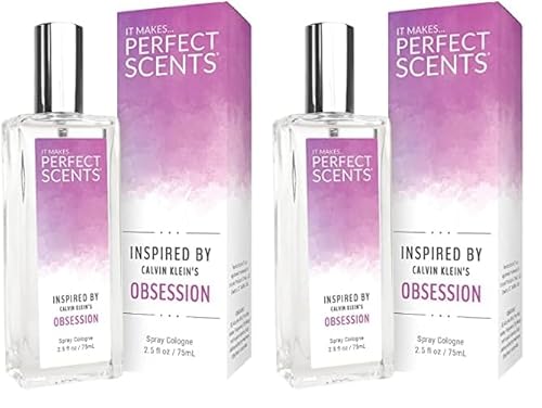 Perfect Scents Fragrances Women’s Perfume - Vegan, Paraben Free, Long-Lasting - 2.5oz (2 Pack)